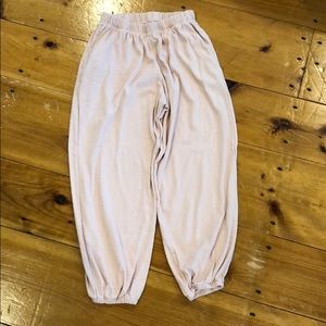 Light pink joggers